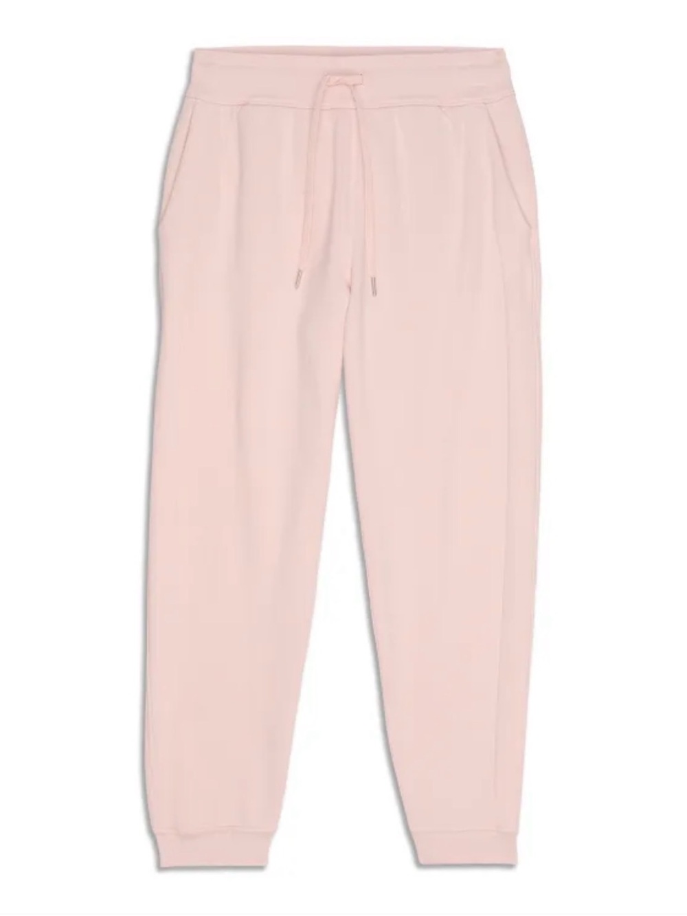 lululemon Scuba High-Rise Light Pink Drawstring Joggers